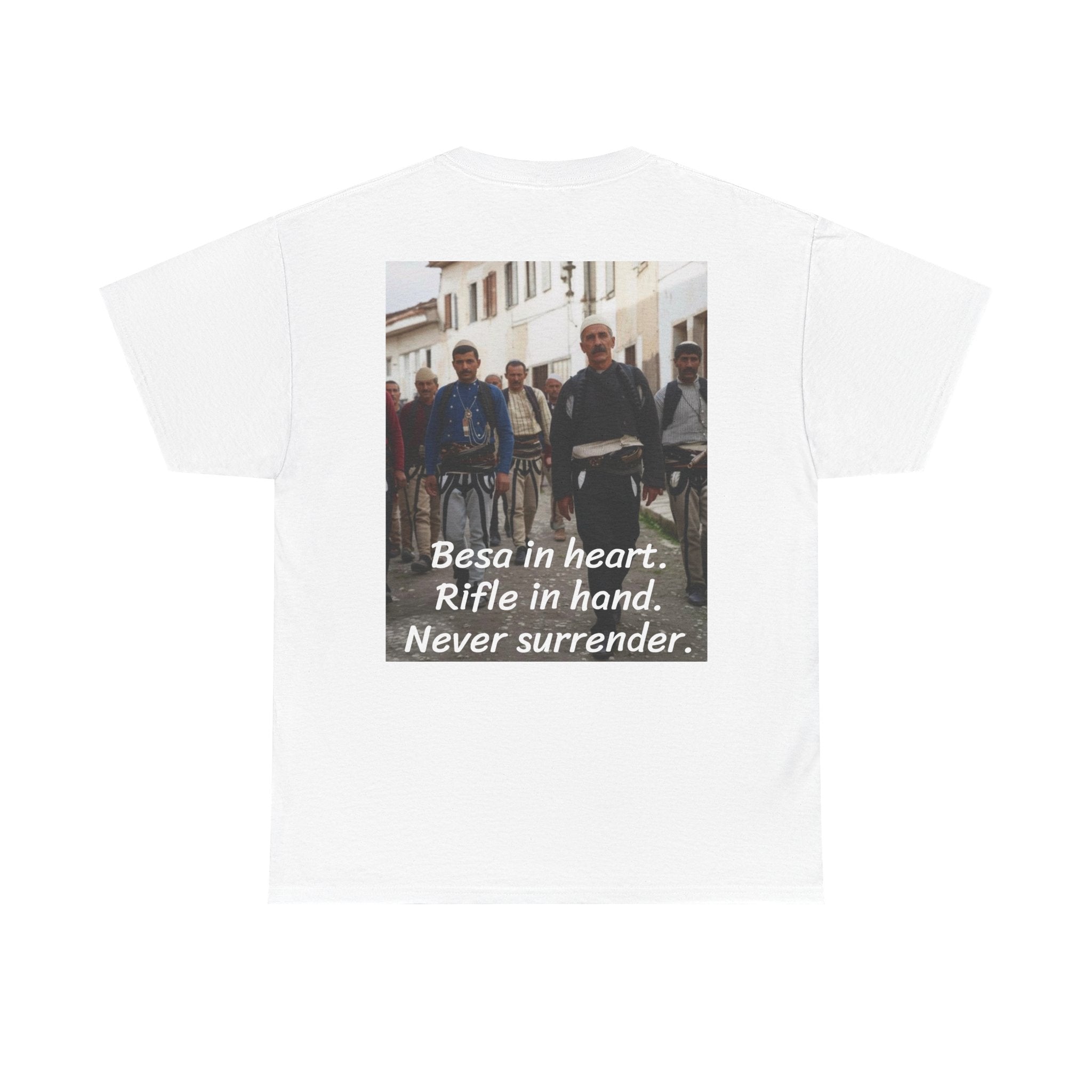 Besa Bess | Isa Boletini “Never Surrender” Tee