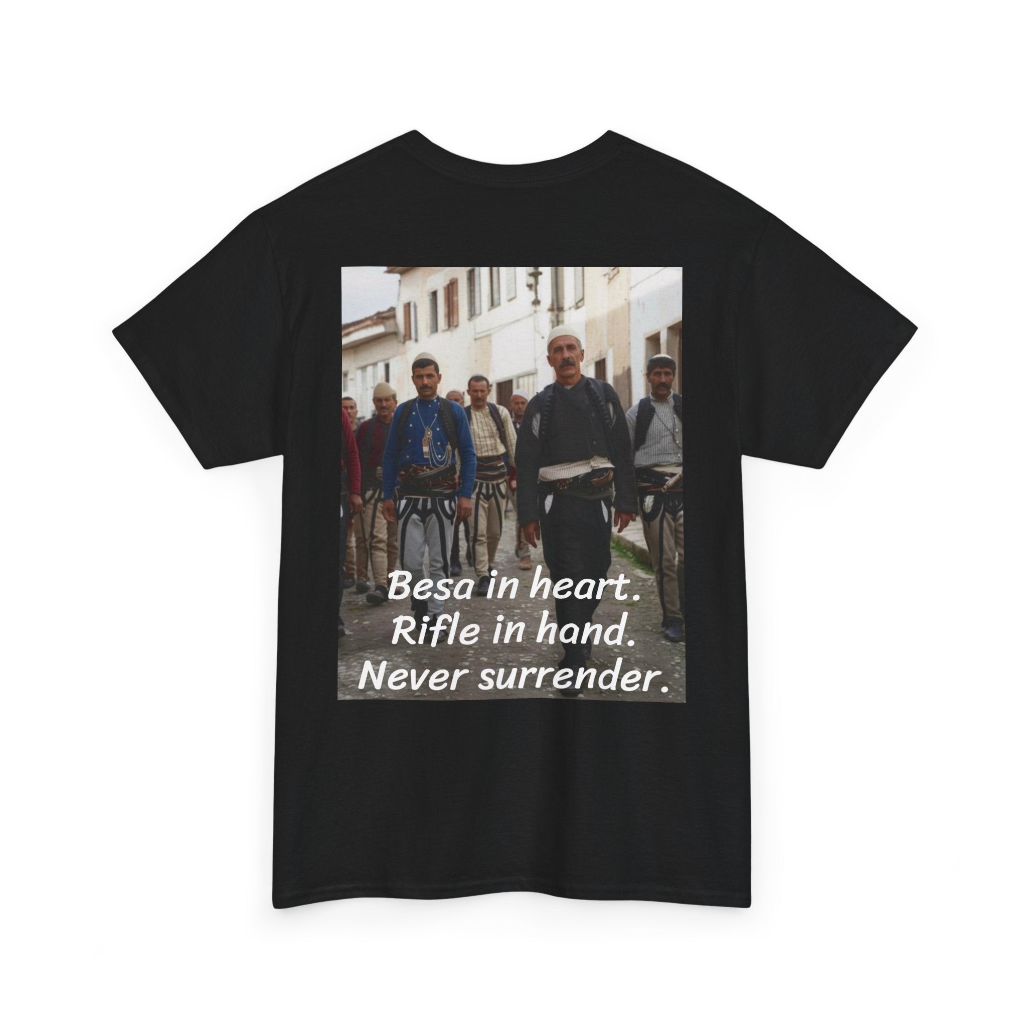 Besa Bess | Isa Boletini “Never Surrender” Tee